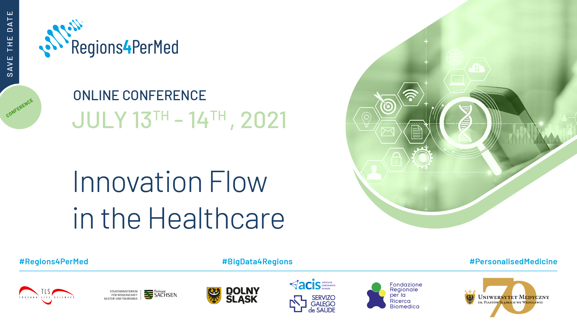Visor Conferencia Innovation Flow in the Healthcare - 13 e 14 xullo