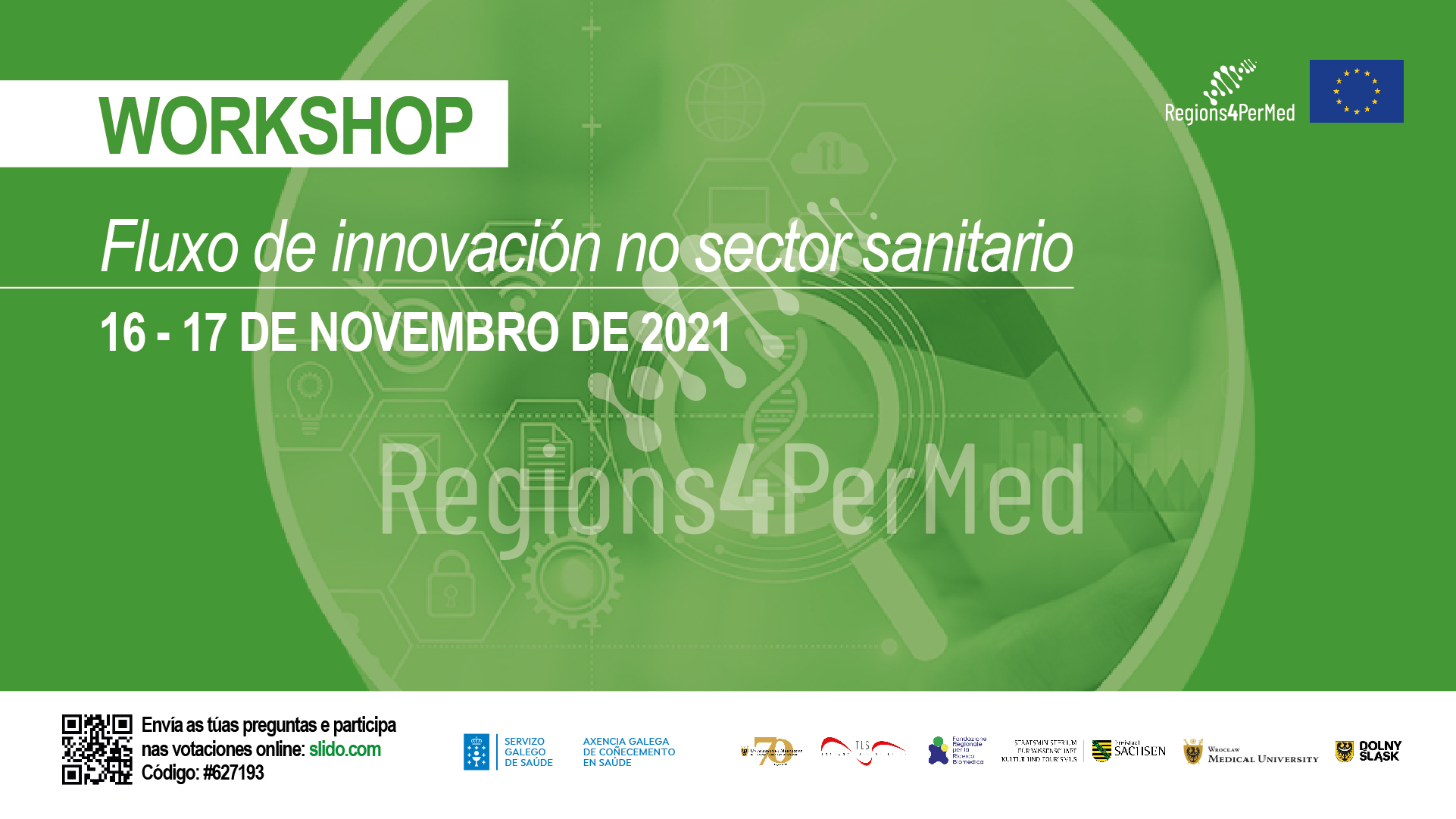 Visor Workshop Innovation Flow in the Healthcare - 16 e 17 novembro